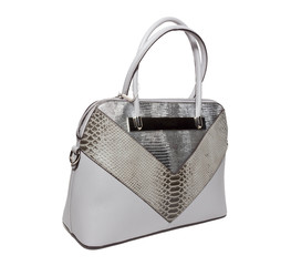 female handbag on a white background