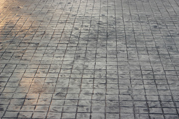 cement walkway floor