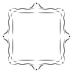 Vintage frame decoration