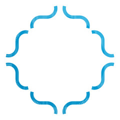 Blue Decorative frame