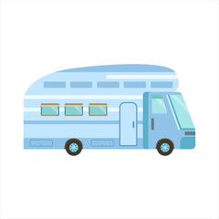 Blue Modern Travel Van