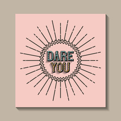 card retro vintage frame vector illustration design