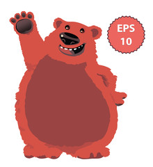 Big cheerful bear