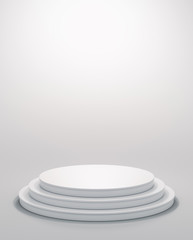 Podio o palco con gradini per discorso vittoria