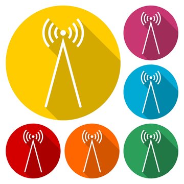 Radio Wawe Icon Illustration