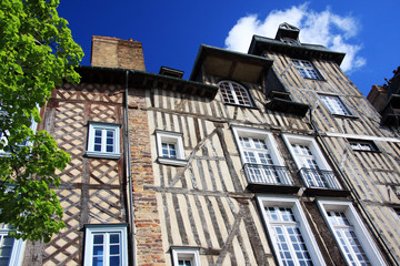 Fototapeta premium Rennes, historic buildings