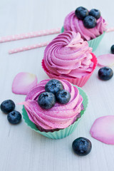 Obraz na płótnie Canvas pink cupcakes