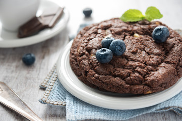 Chocolate brownie cookie