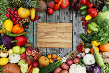 background with a cutting board