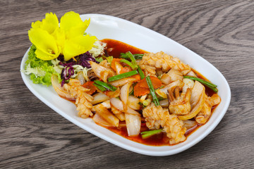 Squid in sauce