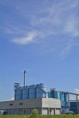 Industrial building near Marano Lagunare, Friuli Venezia Giulia, north east Italy.

