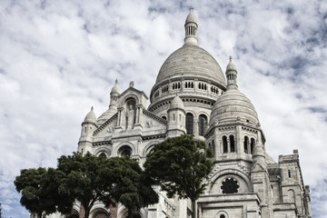 Fototapeta na wymiar The Basilica Sacre-Coeur. Paris. France.