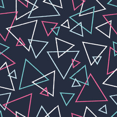 Seamless vector background with abstract geometric pattern. Print. Repeating background. Cloth design, wallpaper.
