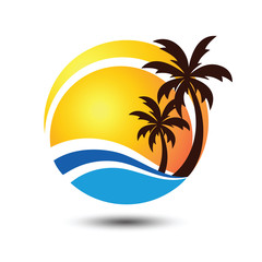Summer logo vector