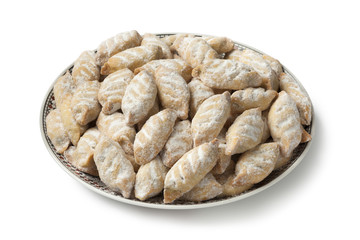 Traditional Moroccan makrout, date cookies