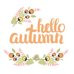 autum vector cards