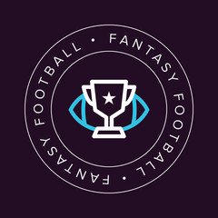 Modern fantasy football badge.  © justinkendra
