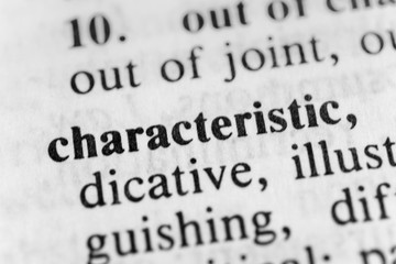 Obraz premium Characteristic