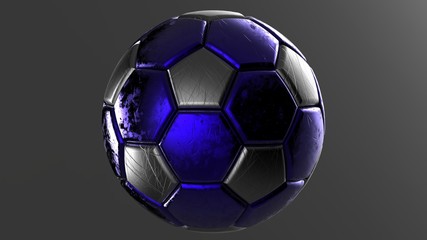 Obraz premium Soccer ball. 3D illustration. 3D CG.