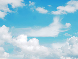 Blue sky.