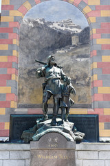 Wilhelm Tell monument at the cantonal capital of Altdorf