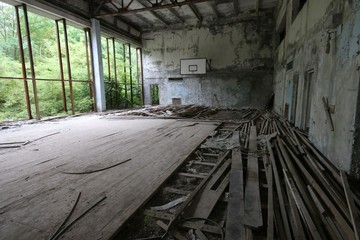 gymnasium in Prypyat