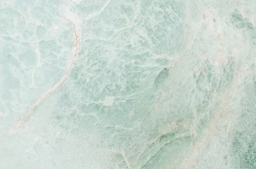 Afwasbaar Fotobehang Steen Close-up oppervlak abstract marmeren patroon op de groene marmeren stenen vloer textuur achtergrond