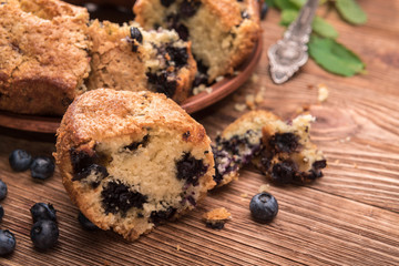 Blueberry  cake.