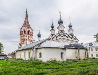 Saint Lazarus Church  (1667) and Antipievskaya Church (1745) in Suzdal, Russia