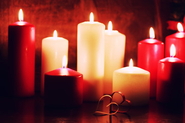 candlelight set love