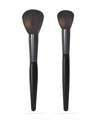 Set of Realistic Powder Brush. Vector illustration