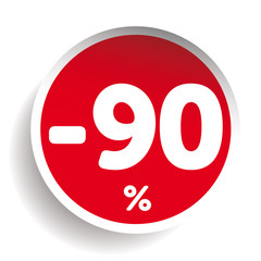 Sale sticker isolated on white