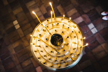 ?hurch candle for meditation and pray.
