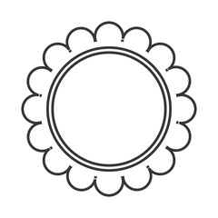 flat design badge sticker or emblem icon vector illustration