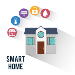smart house home technology app icon set. Flat and Colorful illustration. Vector illustration