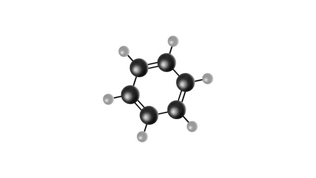 Molecule of benzene