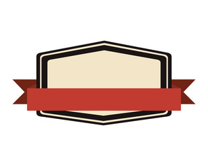 flat design emblem or badge icon vector illustration