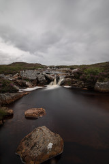 Wasserfälle im Glen Coe Tal, Highlands, Schottland