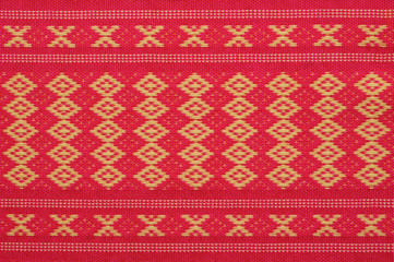 Thai pattern style weaved on textile