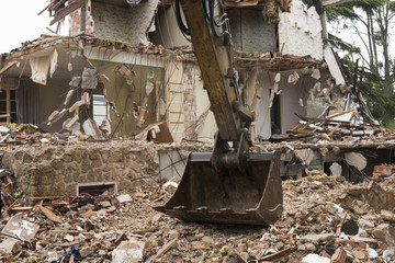 desctruction d'une maison