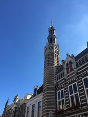 Fototapeta na wymiar Torre del municipio di Alkmaar, Olanda