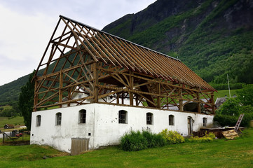 Timber Frame House structure