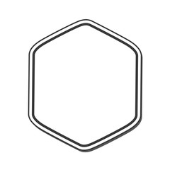 label frame vintage banner icon. Flat and Isolated illustration. Vector illustration