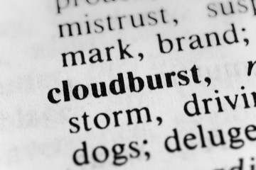 Obraz premium Cloudburst