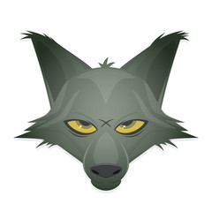 Fototapeta premium wolf head vector clipart
