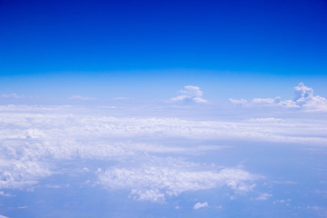 Fototapeta na wymiar clear blue sky with clouds
