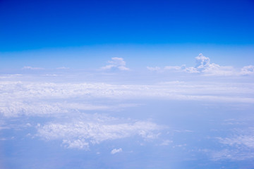 Fototapeta na wymiar clear blue sky with clouds