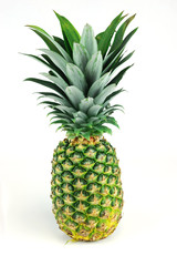 pineapple on white background