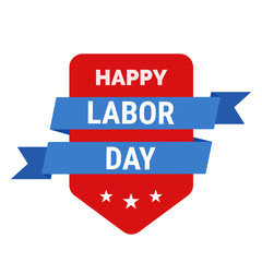 Labor Day Badge illustration