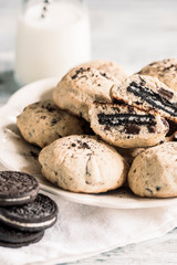 Stuffed chocolate chip cookies